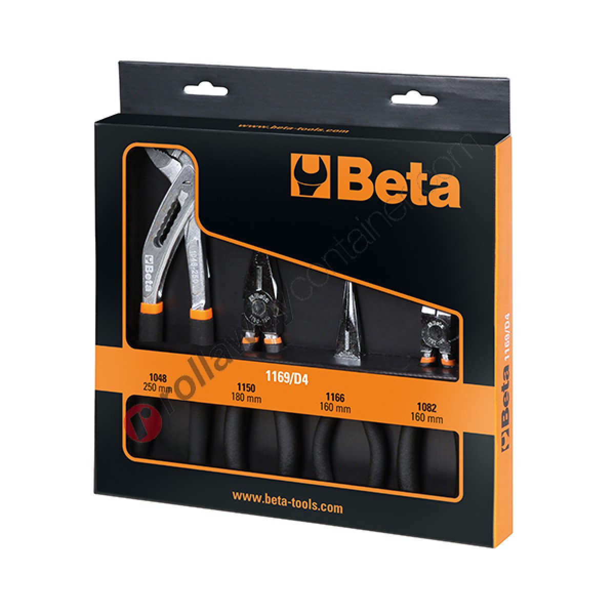 Set 3 utensili Beta Tools 1169BM/D3 pinza universale tronchese pinza becchi 