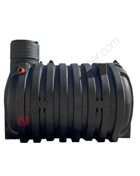 Cisterna acqua piovana da interro cilindrico orizzontale da 3000 a 10000 litri con filtro e pompa