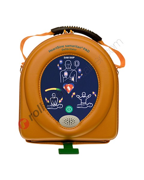 Defibrillatore automatico ad accesso pubblico con rilevamento efficacia massaggio cardiaco