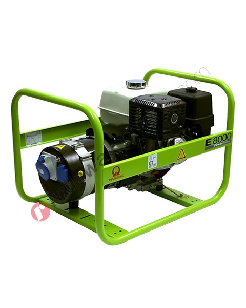 Generatore di corrente Pramac 7200 VA monofase a benzina E8000
