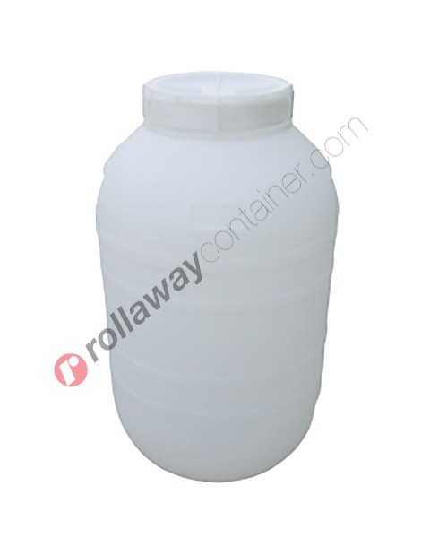 Serbatoio per alimenti e prodotti lattiero caseari in polietilene cilindrico