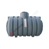 Cisterna acqua piovana da interro cilindrico orizzontale coperchio a vite da 3000 a 12000 litri