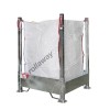 Porta big bag in acciaio regolabile 1088 x 1088 x 1396 mm