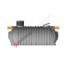 Cisterna acqua piovana da interro cilindrico orizzontale modulare da 15000 a 40000 litri con filtro e pompa
