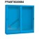 Armadio officina industriale 2046x450 2 ante scorrevoli policarbonato vuoto blu