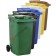 Bidoni raccolta differenziata spazzatura e immondizia da 240 litri con 2 ruote tutto colorato