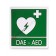 Cartello per teca per defibrillatore 290x360 mm