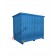 Modul container per cisterne a pavimento in acciaio con vasca di raccolta e porte battenti gruppo misure 1