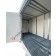 Modul container open space con pannelli certificati EI/REI120, vasca di raccolta e porte battenti