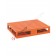 Pallet in metallo con doppio fondo reversibile portata 2000 kg colore arancio