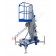 Piattaforma di sollevamento telescopica portata kg 120 Pid con cassetto batteria
