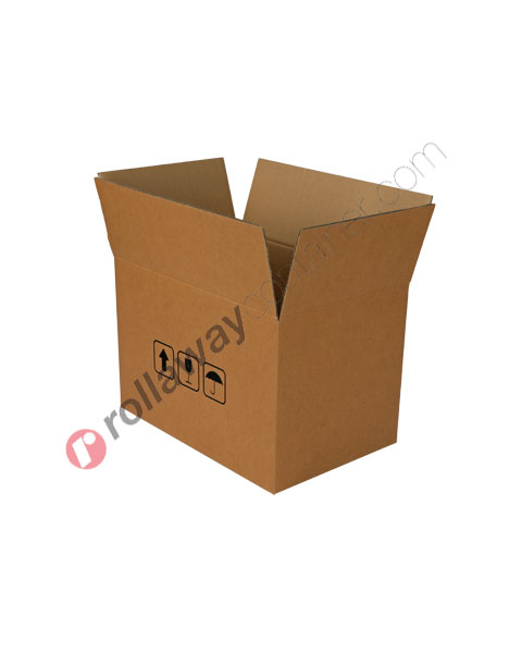 10 x Box/Cartone AVANA 4mm Doppia Onda 27,5x26,5x19 Imballaggio e Spedizione 