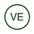 Simboli raccolta differenziata vetro VE