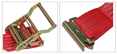 Accessori cinghia a cricchetto per fissaggio e fermacarico da 50 mm con gancio tendex